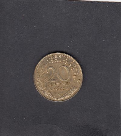 Beschrijving: 20 Centimes  